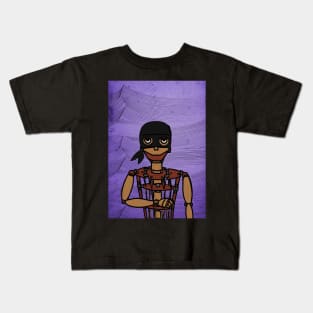 Unique Not a Puppet Digital Collectible - Character with BasicEye Color, PaintedSkin, and WoodItem on TeePublic Kids T-Shirt